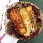Aubergine frite au parmesan