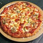 Pizza keto au cheddar 0