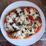 Pizza keto au râpé 0