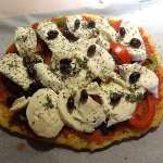 Pizza keto au râpé 11