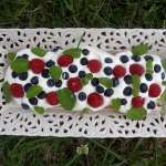 Tarte keto framboises et myrtilles 0