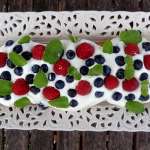 Tarte keto framboises et myrtilles 12