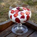 Chantilly à la grenadine et fraises 4