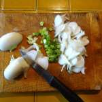 Curry oeufs et crevettes 1