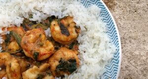 Marry crevettes épinards (Recette fusion et keto)