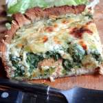 Quiche keto saumon épinards