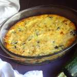 Quiche courgettes fumée ricotta keto