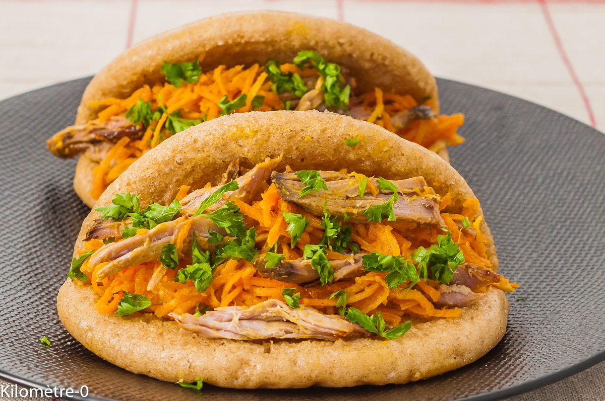 recettes vietnamiennes pan bao farce à l'effilochée de viande