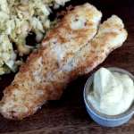 Poisson frit à la noix de coco