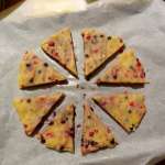Scones aux citron myrtilles groseilles 8