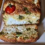 Cake céto feta poivron 12