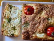 Cake céto feta poivron