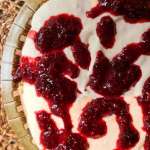 Gâteau céto citron litchi fruits rouges 11