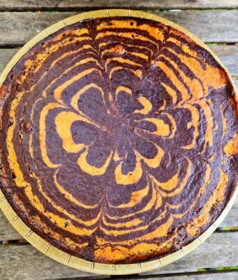 Gâteau zébré céto