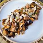 Thon sauté aux aubergine et coco