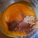 Cake citrouille, épices et pécans 0004