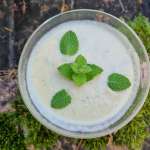 Crème de concombre à la noix de coco