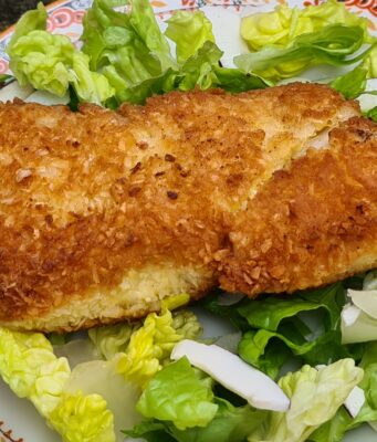 Poisson pané coco cétogène