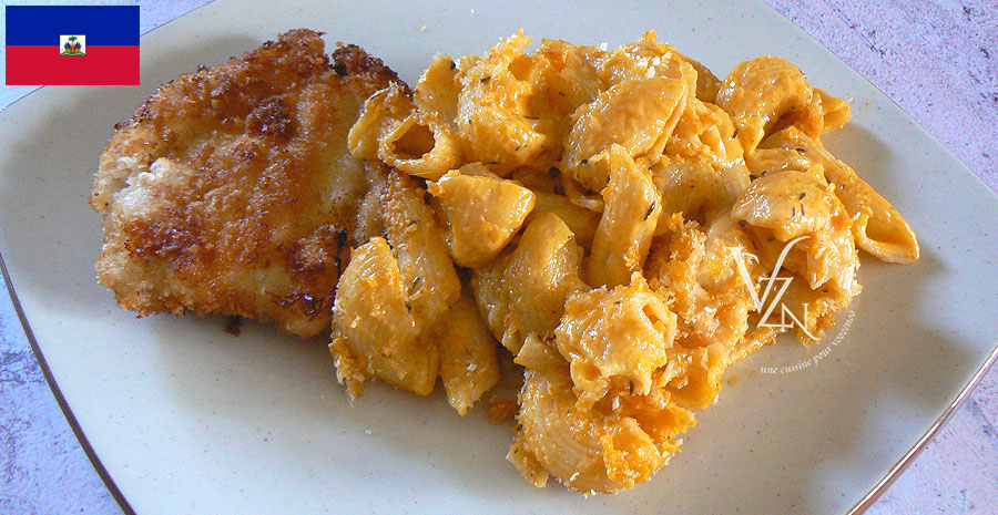 recettes haitiennes macaroni gratiné haïtien