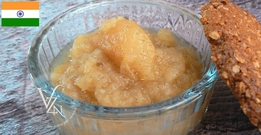 recettes indiennes compote de pommes vanille et cardamome