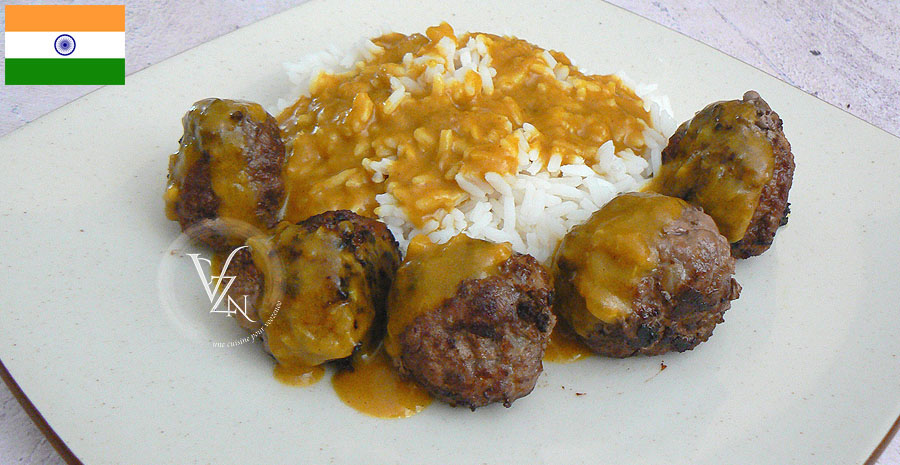 recettes indiennes boulettes de boeuf de Madras