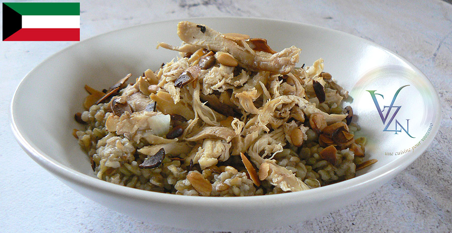 recettes koweitiennes freekeh au poulet