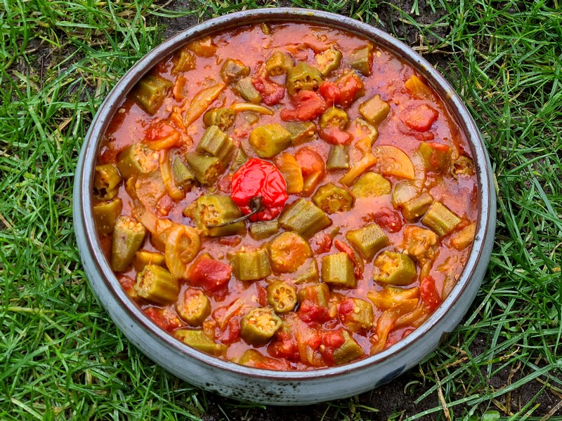 recettes ghanéennes fetri detsi ragoût de viande aux gombos