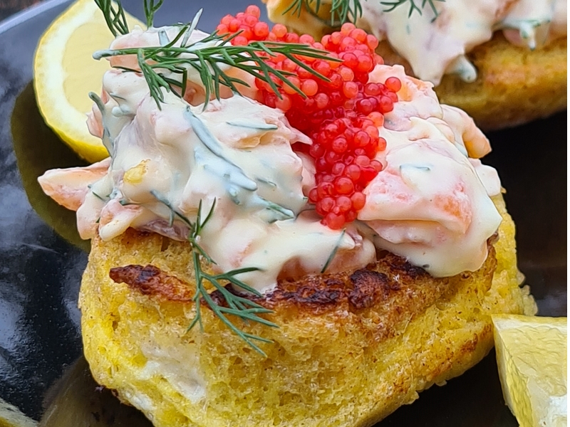 recettes norvégiennes tartines céto croustillantes au saumon fumé