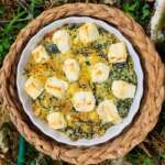Gratin d&rsquo;épinards et semoule à la feta 0