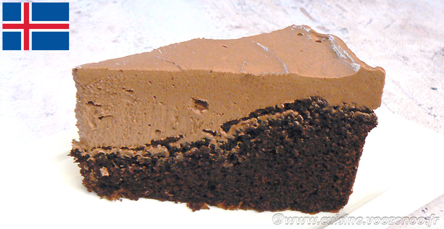 recettes islandaises skukffukaka brownie islandais