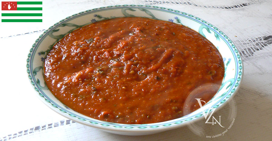 recettes abkhazes adjika - sauce épicée d'Abkhazie
