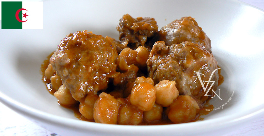 recettes algériennes Mtewem en sauce