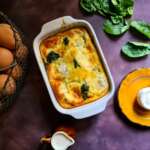 Gratin d&rsquo;épinards au chèvre