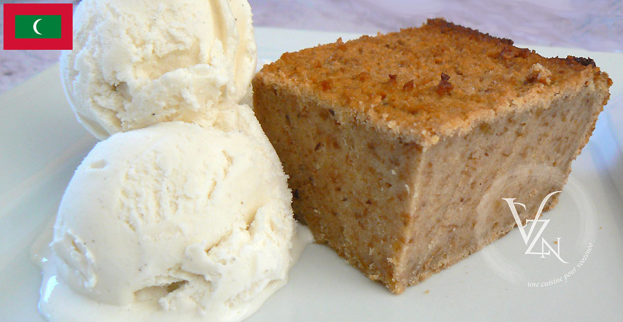 recettes maldiviennes Faarosh boakibaa pudding maldivien