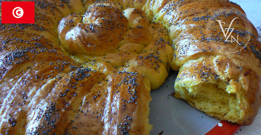 recettes tunisiennes pain brioché tunisien
