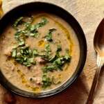 soupe de boeuf au gingembre citron et basilic 0016