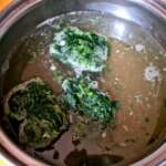 Bouillon de poulet aux épinards 0003