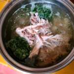 Bouillon de poulet aux épinards 0004