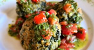 Croquettes d’épinards aux graines de chanvre