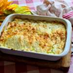 Gratin de fleurs de courgette
