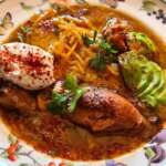 Soupe de poulet fumé 0