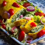 Omelette roulée à la courgette 0
