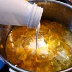Soupe de poule, chou et carotte 0009