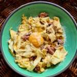 Tagliatelles alla carbonara