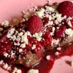 Foie aux framboises