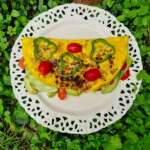 Omelette façon tacos