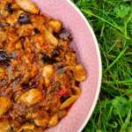 Ragoût de saucisses et aubergines 0