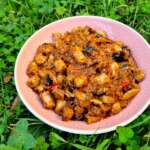 Ragoût de saucisses et aubergines