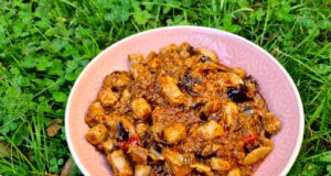 Ragoût de saucisses aux aubergines