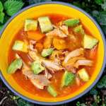 Soupe d&rsquo;automne au poulet fumé 0